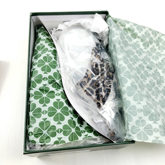 kate spade new york Loretta Leopard-Print Suede Mules new in box sz7 - Picture 7 of 10